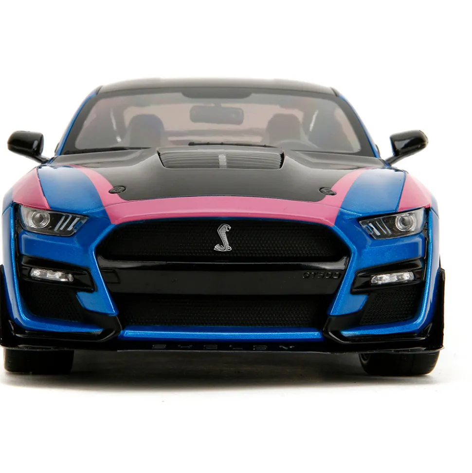 2020 Ford Mustang Shelby G.T.500 - Pink Slips Metallic Blue 1:18 Scale Diecast Model Car by Pink Slips