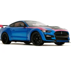 2020 Ford Mustang Shelby G.T.500 - Pink Slips Metallic Blue 1:18 Scale Diecast Model Car by Pink Slips