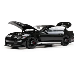 2022 Ford Mustang Shelby G.T. 500 - Shadow Black 1:18 Scale Diecast Model Car by IXO Models