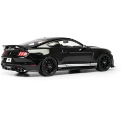 2022 Ford Mustang Shelby G.T. 500 - Shadow Black 1:18 Scale Diecast Model Car by IXO Models