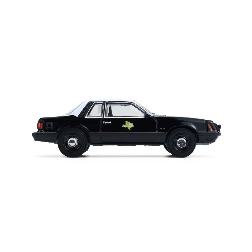 1982 Ford Mustang SSP - Texas Department of Public Safety 1:64 Scale Diecast Model Car by Greenlight