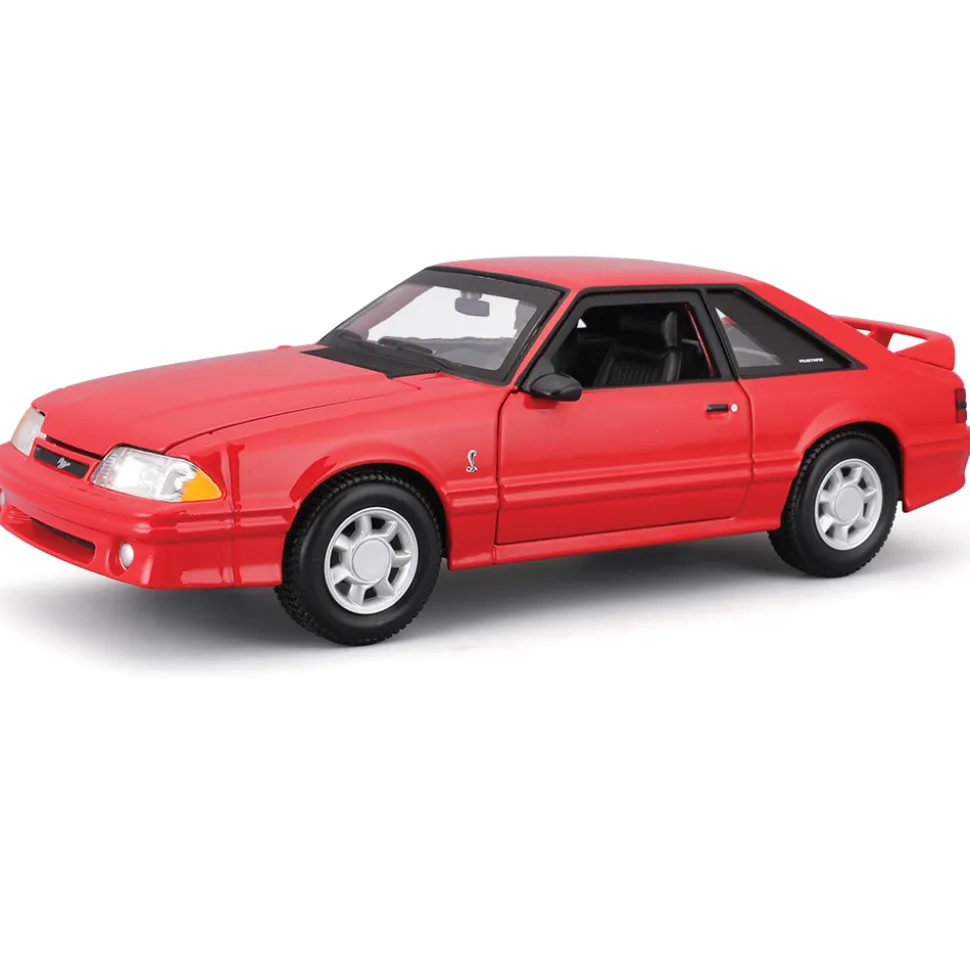 1993 Ford Mustang SVT Cobra - Red 1:24 Scale 1:24 Scale Diecast Model Car by Maisto