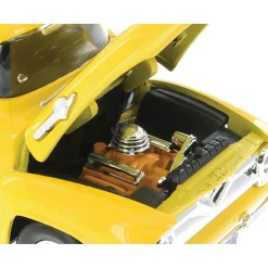 1955 Ford Pickup-Yellow 1:24 Scale Diecast Model Truck by Motormax