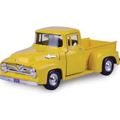 1955 Ford Pickup-Yellow 1:24 Scale Diecast Model Truck by Motormax