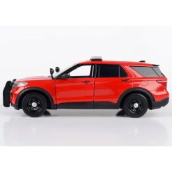 2022 Ford Police Interceptor Utility with Light | Motormax 1:24 Scale Diecast Model Truck by Motormax