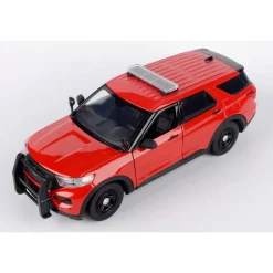 2022 Ford Police Interceptor Utility with Light | Motormax 1:24 Scale Diecast Model Truck by Motormax