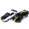 1995 Ford Probe GT & 1984 Ford Mustang SVO Curve Huggers 2Pack B - Black & White 1:64 Scale Diecast Model Car by Auto World