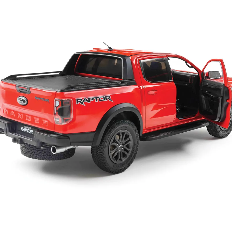 2024 Ford Ranger Raptor - Orange 1:18 Scale Diecast Model Truck by Solido
