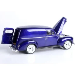1940 Ford Sedan Delivery-Metallic Purple 1:24 Scale Diecast Model Car by Motormax