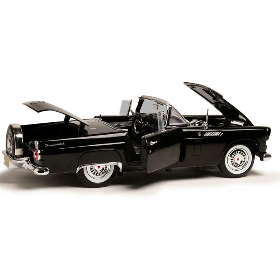 1956 Ford Thunderbird - black 1:18 Scale Diecast Model by Motormax