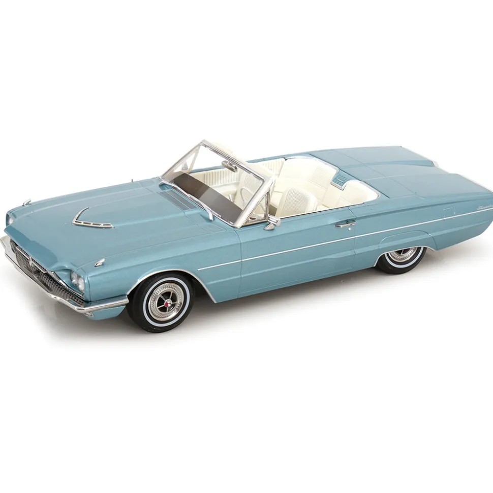 1966 Ford Thunderbird Convertible - Blue 1:18 Scale Diecast Model Car by KK Scale