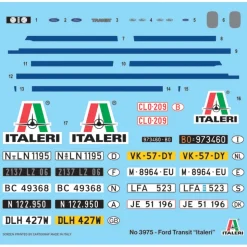 Ford Transit 1/24 Kit Italeri (3975) 1:24 scale Plastic by Italeri