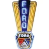 Ford Vintage Metal Neon Look Sign Metal Sign by Reedyville Goods