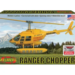 Forest Patrol Rescue Helicopter 1/72 Snap Kit Atlantis (M1025) Plastic by Atlantis Models