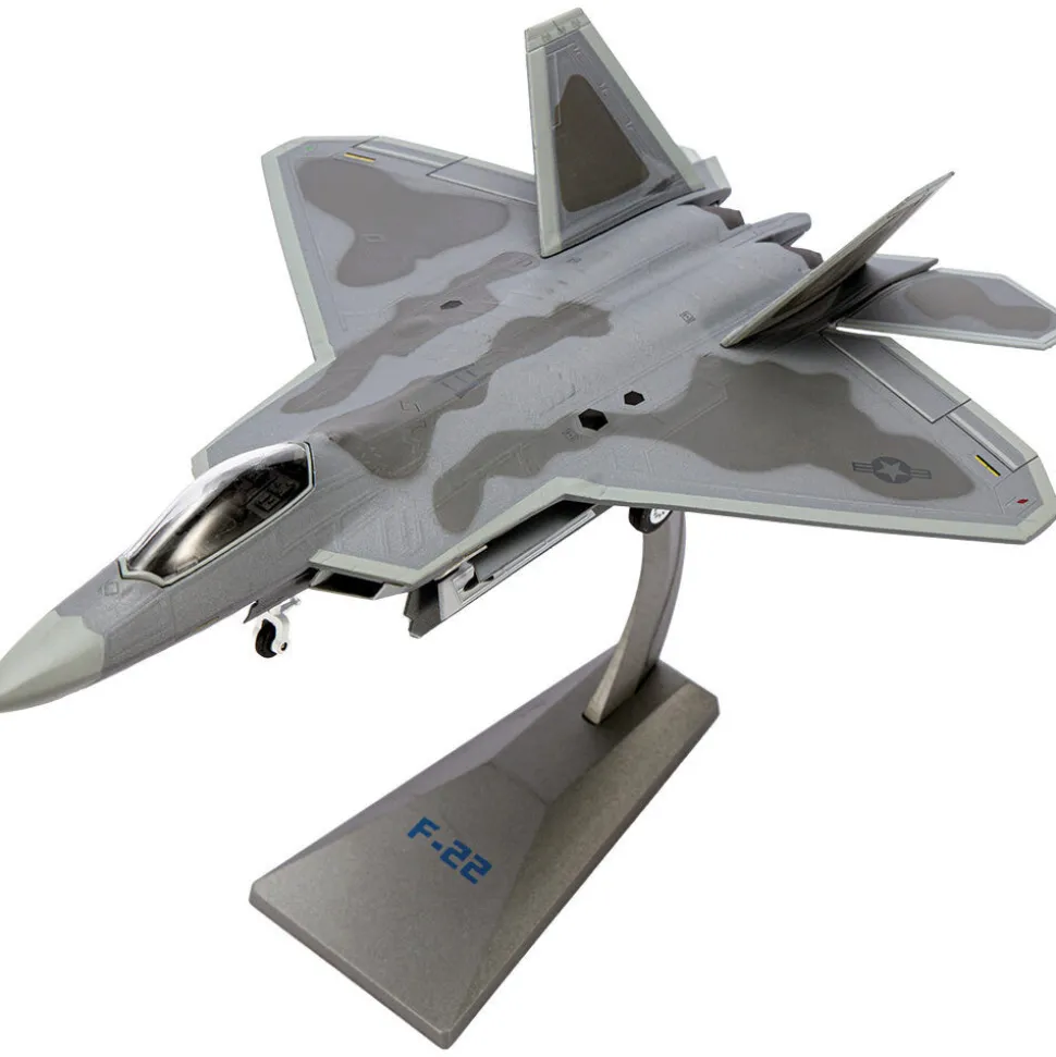 F-22 Raptor 1/72 Die Cast Model - AF1-0117D Pair-O-Dice, 90th FS, Elmendorf AFB 1:72 Scale by Air Force 1