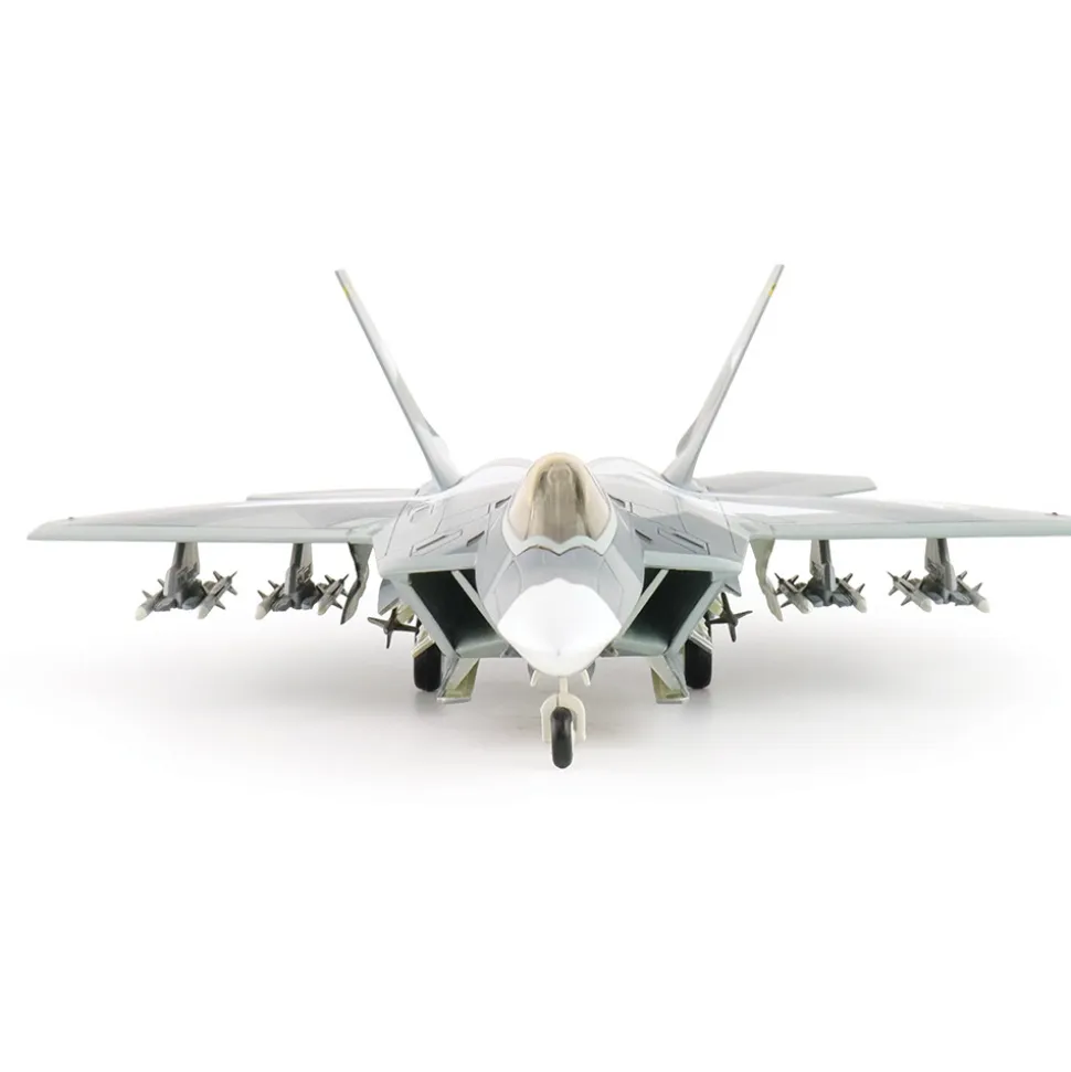 F-22 Raptor 1/72 Die Cast Model "Splinter Camouflage" USAF (fictitious scheme) 1:72 scale Metal by Hobby Master