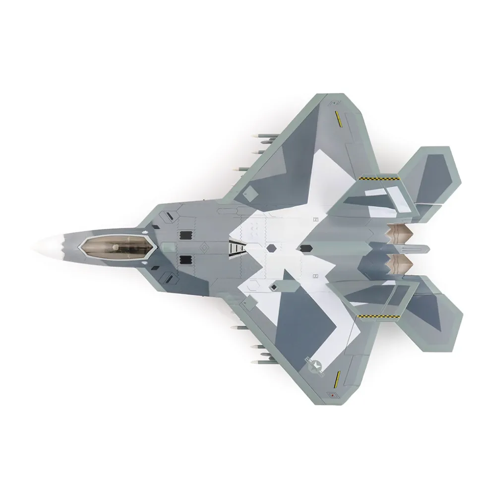 F-22 Raptor 1/72 Die Cast Model "Splinter Camouflage" USAF (fictitious scheme) 1:72 scale Metal by Hobby Master
