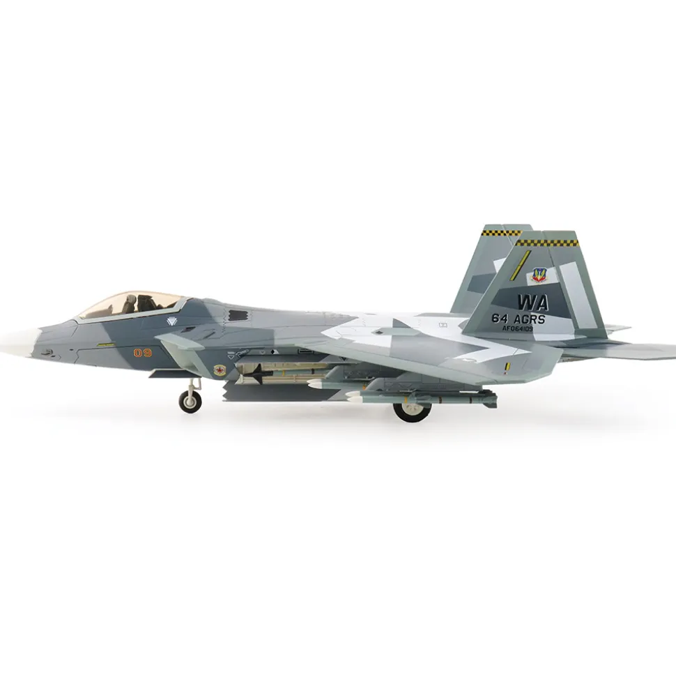 F-22 Raptor 1/72 Die Cast Model "Splinter Camouflage" USAF (fictitious scheme) 1:72 scale Metal by Hobby Master