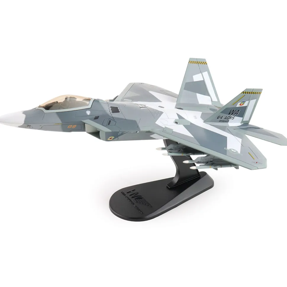 F-22 Raptor 1/72 Die Cast Model "Splinter Camouflage" USAF (fictitious scheme) 1:72 scale Metal by Hobby Master