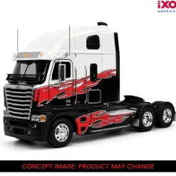 2002 Freightliner Argosy - Red and Black 1:64 Scale Diecast Model Truck by IXO Models