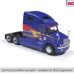 2003 Freightliner Century Class 112 Sleeper - Blue Sale 1:64 Scale Diecast Model Truck by IXO Models