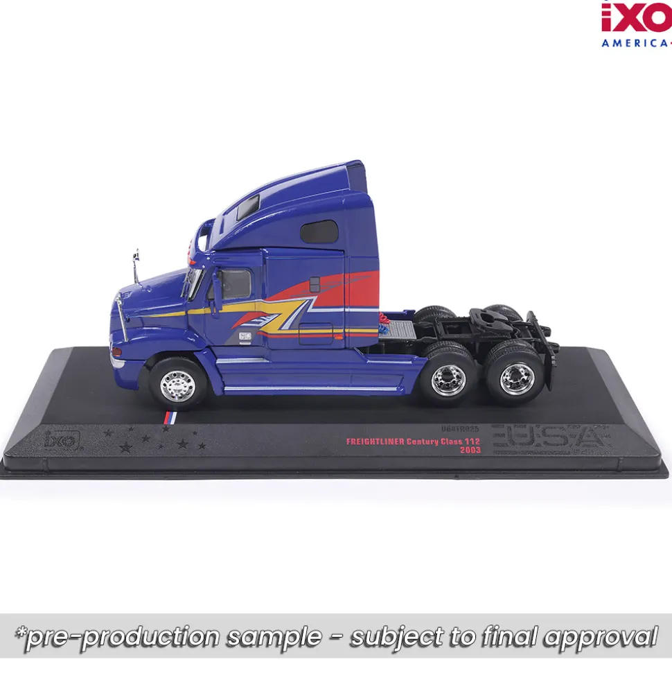 2003 Freightliner Century Class 112 Sleeper - Blue Sale 1:64 Scale Diecast Model Truck by IXO Models