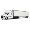 Freightliner Fifth Gen Cascadia Raised Roof Sleeper & 53' Utility w/Skirts 1:64 Scale Diecast Model Truck by Diecast Promotions