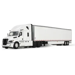 Freightliner Fifth Gen Cascadia Raised Roof Sleeper & 53' Utility w/Skirts 1:64 Scale Diecast Model Truck by Diecast Promotions