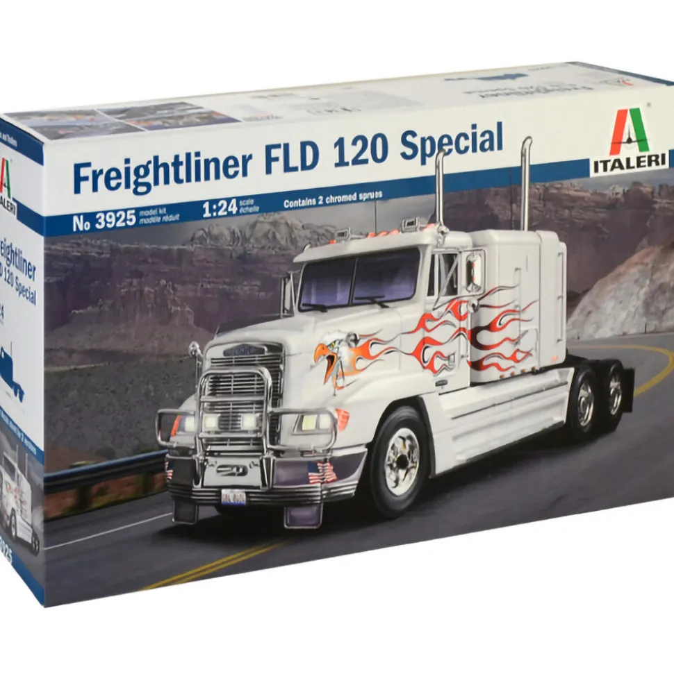 Freightliner FLD 120 Special 1/24 Kit 1:24 Scale Plastic Model Kit by Italeri