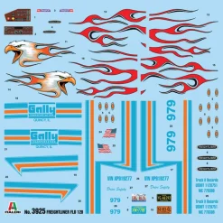 Freightliner FLD 120 Special 1/24 Kit 1:24 Scale Plastic Model Kit by Italeri