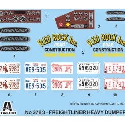 Freightliner Heavy Dumper Truck 1/24 Kit 1:24 Scale Plastic Model Kit by Italeri
