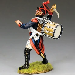 French Infantry Drummer Fighting w/Short Sword 1/30 Figure K&C(NA524) 1:30 scale Metal by King and Country