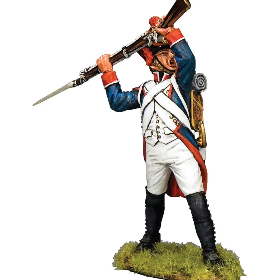 French Infantryman Musket Butting The Enemy 1/30 Figure K&C(NA525) 1:30 scale Metal by King and Country