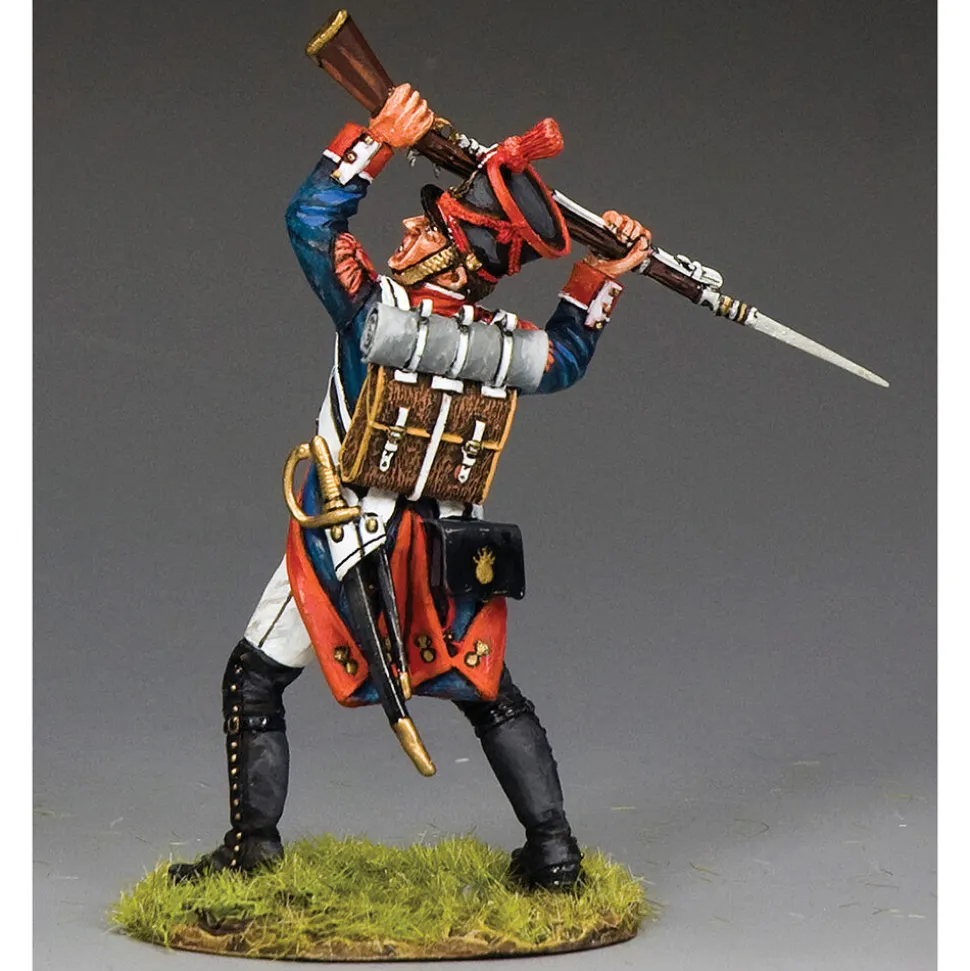 French Infantryman Musket Butting The Enemy 1/30 Figure K&C(NA525) 1:30 scale Metal by King and Country