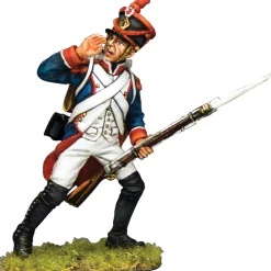 French Infantryman Shouting Encouragement 1/30 Figure K&C(NA517) 1:30 scale Metal by King and Country