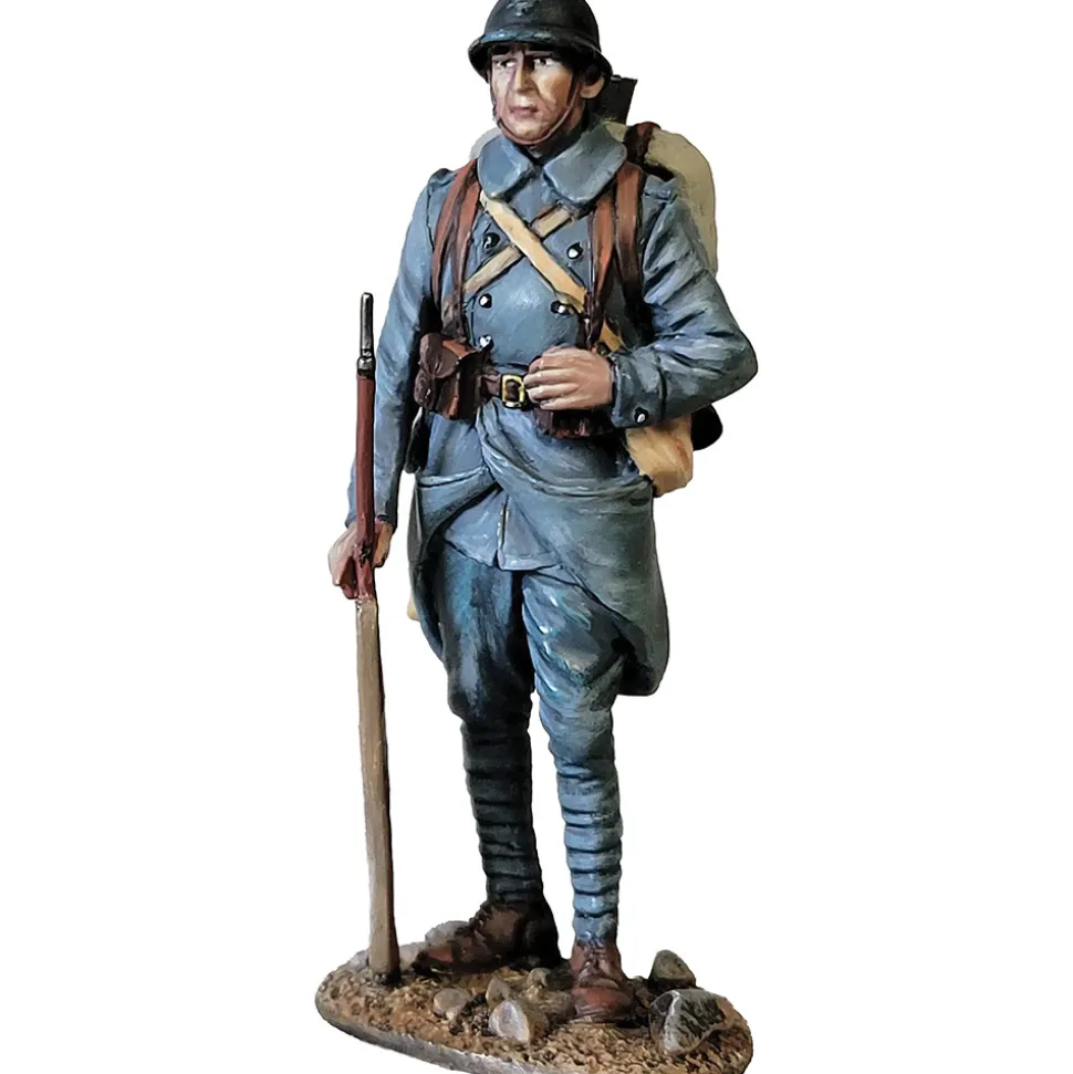 French Infantryman Standing with Rifle, 1916-18 1/30 Figure William Britain (23140) 1:30 scale by William Britain