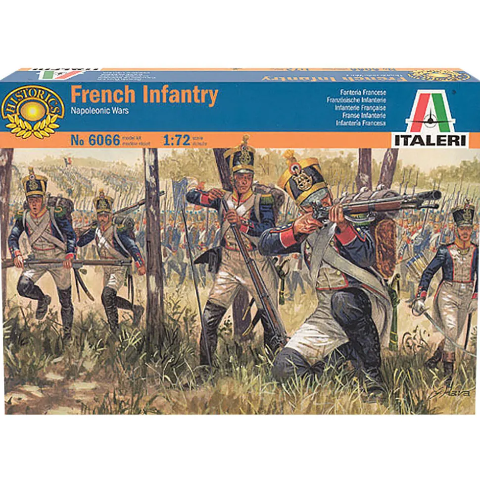 French Infantry (Nap. Wars) 1/72 Figures 1:72 Scale Plastic Model Kit by Italeri