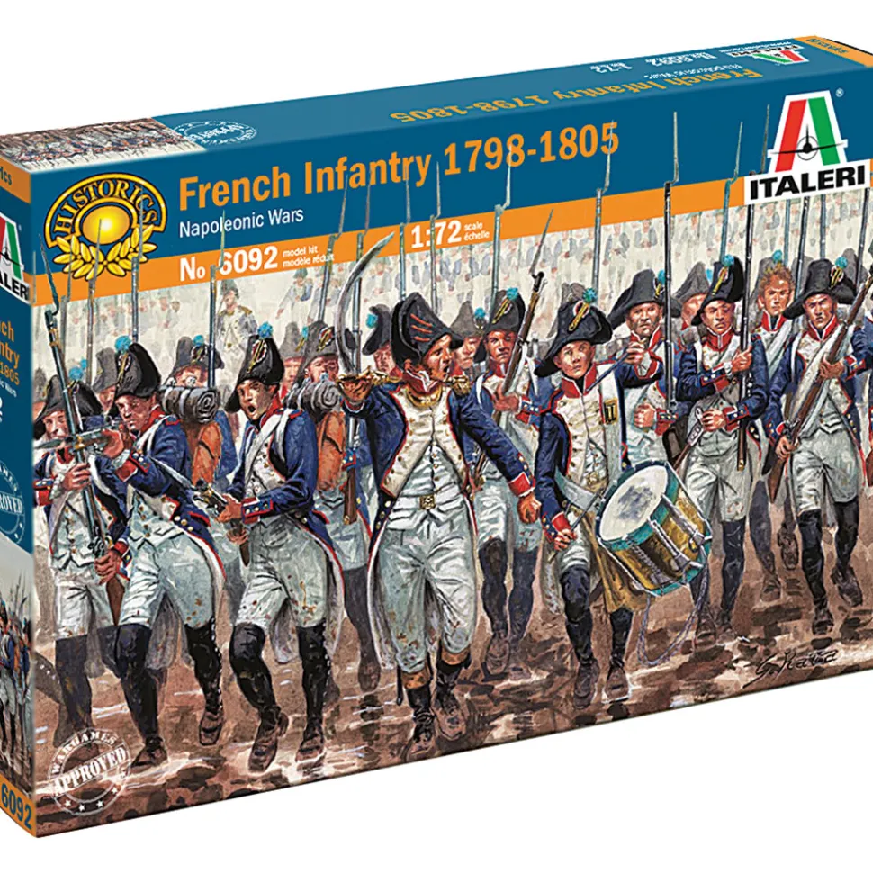 French Infantry 1/72 Plastic Figures - Napoleonic Wars 1:72 scale Plastic by Italeri
