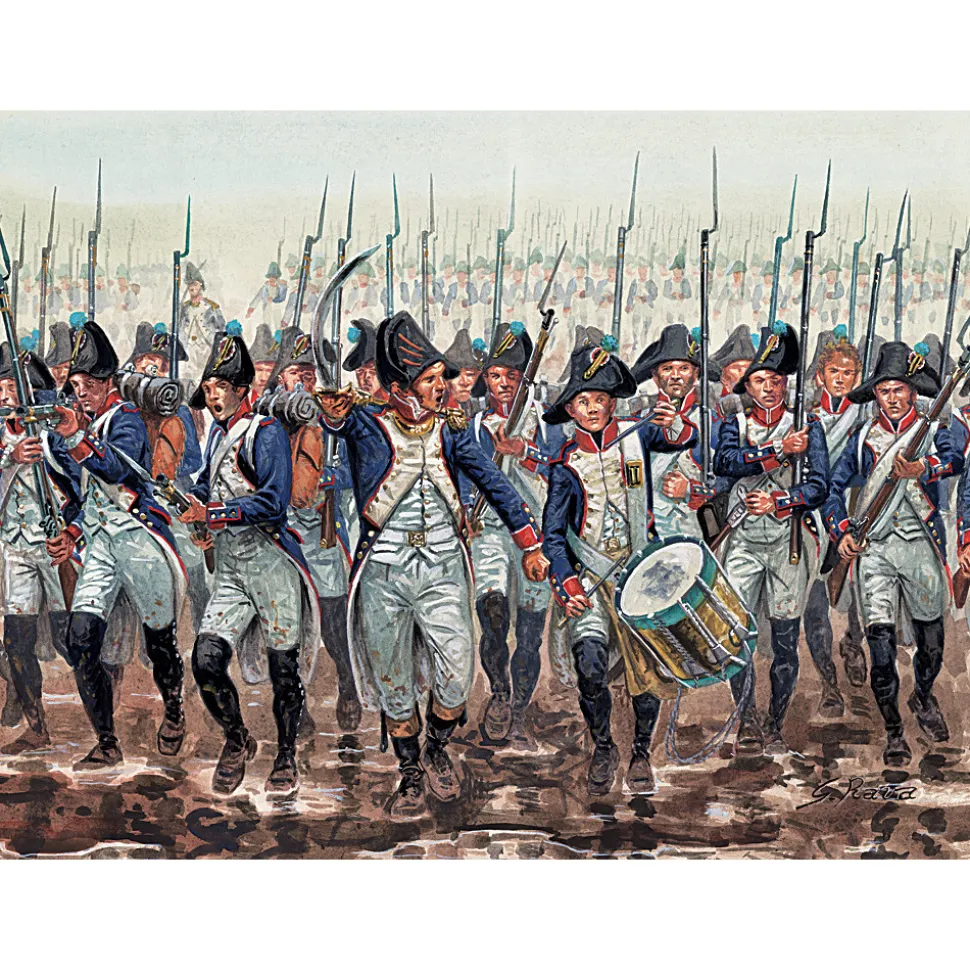 French Infantry 1/72 Plastic Figures - Napoleonic Wars 1:72 scale Plastic by Italeri