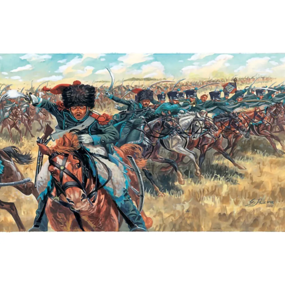 French Light Cavalry (Nap. Wars) 1/72 Figures 1:72 Scale Plastic Model Kit by Italeri