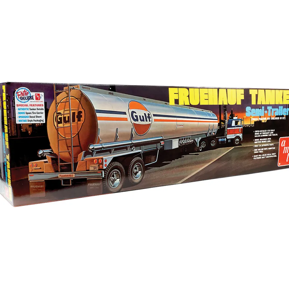 Fruehauf Tanker Gulf 1/25 Kit 1:25 Scale Model Kit by AMT