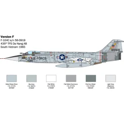 F-104 Starfighter A/C 1/32 Kit 1:32 Scale Plastic Model Kit by Italeri