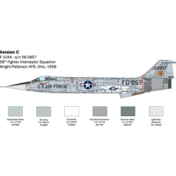 F-104 Starfighter A/C 1/32 Kit 1:32 Scale Plastic Model Kit by Italeri