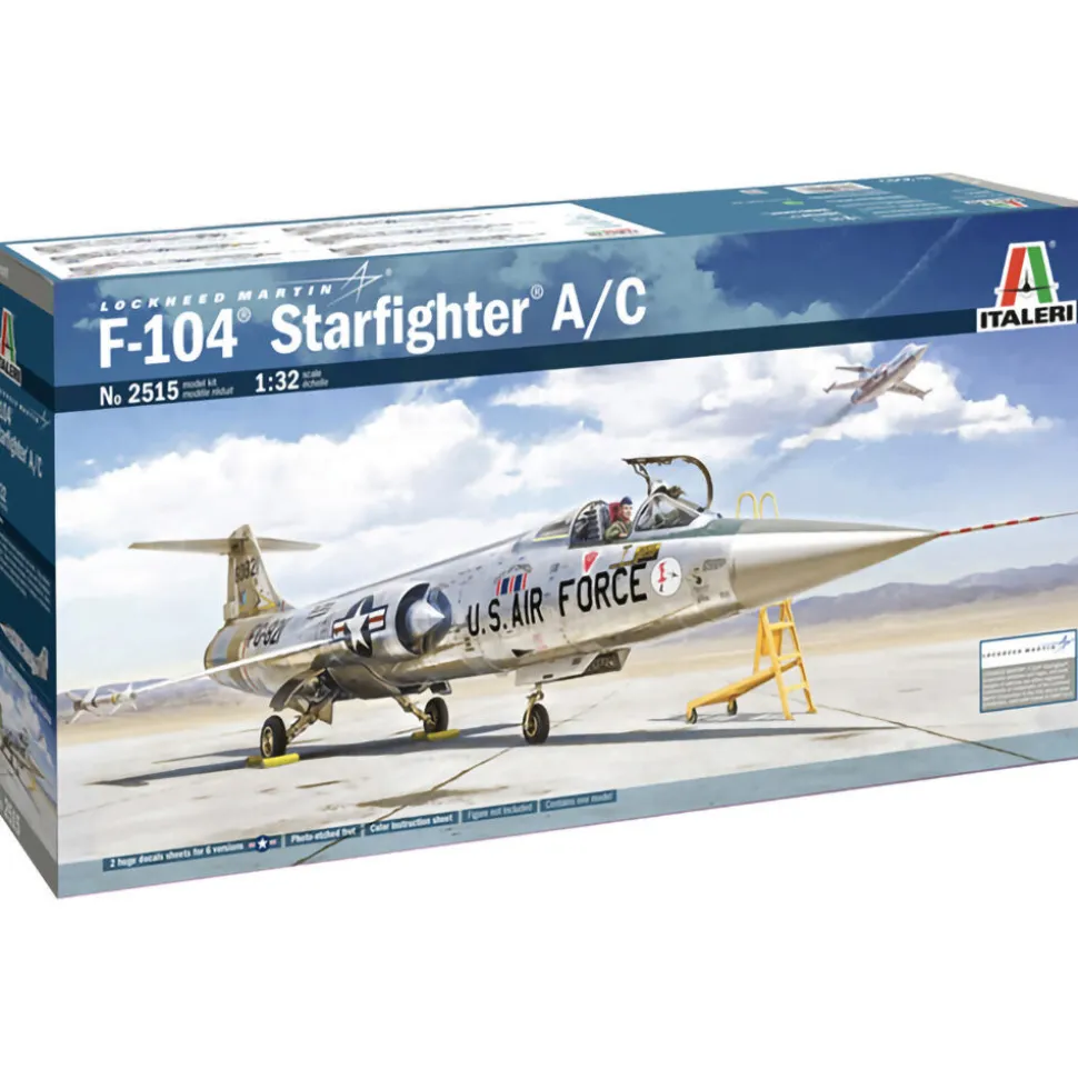 F-104 Starfighter A/C 1/32 Kit 1:32 Scale Plastic Model Kit by Italeri