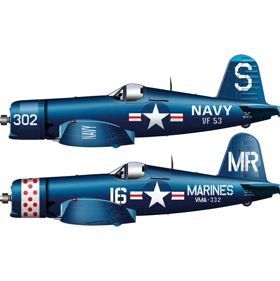 F4U-4B Corsair 1/72 Kit Italeri (0062) 1:72 scale Plastic by Italeri