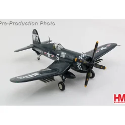 F4U-4 CORSAIR 1/48 DIE CAST MODEL - HA8228 Capt. Phillip C. Delong, VMF-312, USS Bataan, April 1951 1:48 scale Metal by Hobby Master