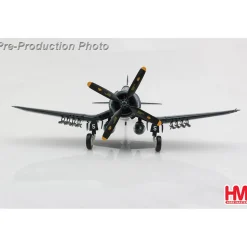 F4U-4 CORSAIR 1/48 DIE CAST MODEL - HA8228 Capt. Phillip C. Delong, VMF-312, USS Bataan, April 1951 1:48 scale Metal by Hobby Master