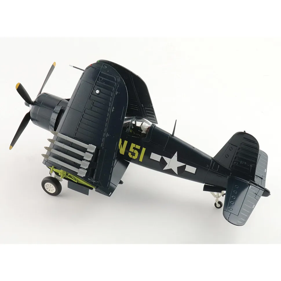 F4U-4 CORSAIR 1/48 DIE CAST MODEL - HA8227 JOHN GLENN, VMF-155, CHINA 1945 1:48 scale Metal by Hobby Master