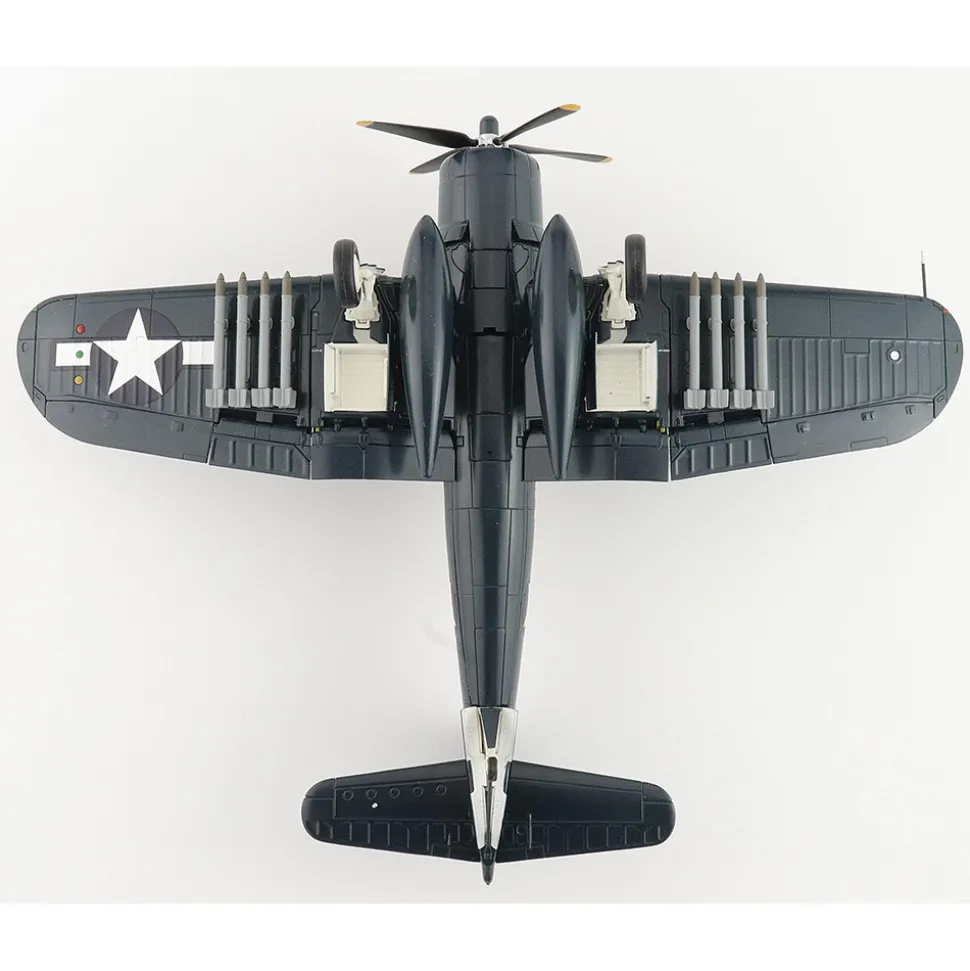 F4U-4 CORSAIR 1/48 DIE CAST MODEL - HA8227 JOHN GLENN, VMF-155, CHINA 1945 1:48 scale Metal by Hobby Master