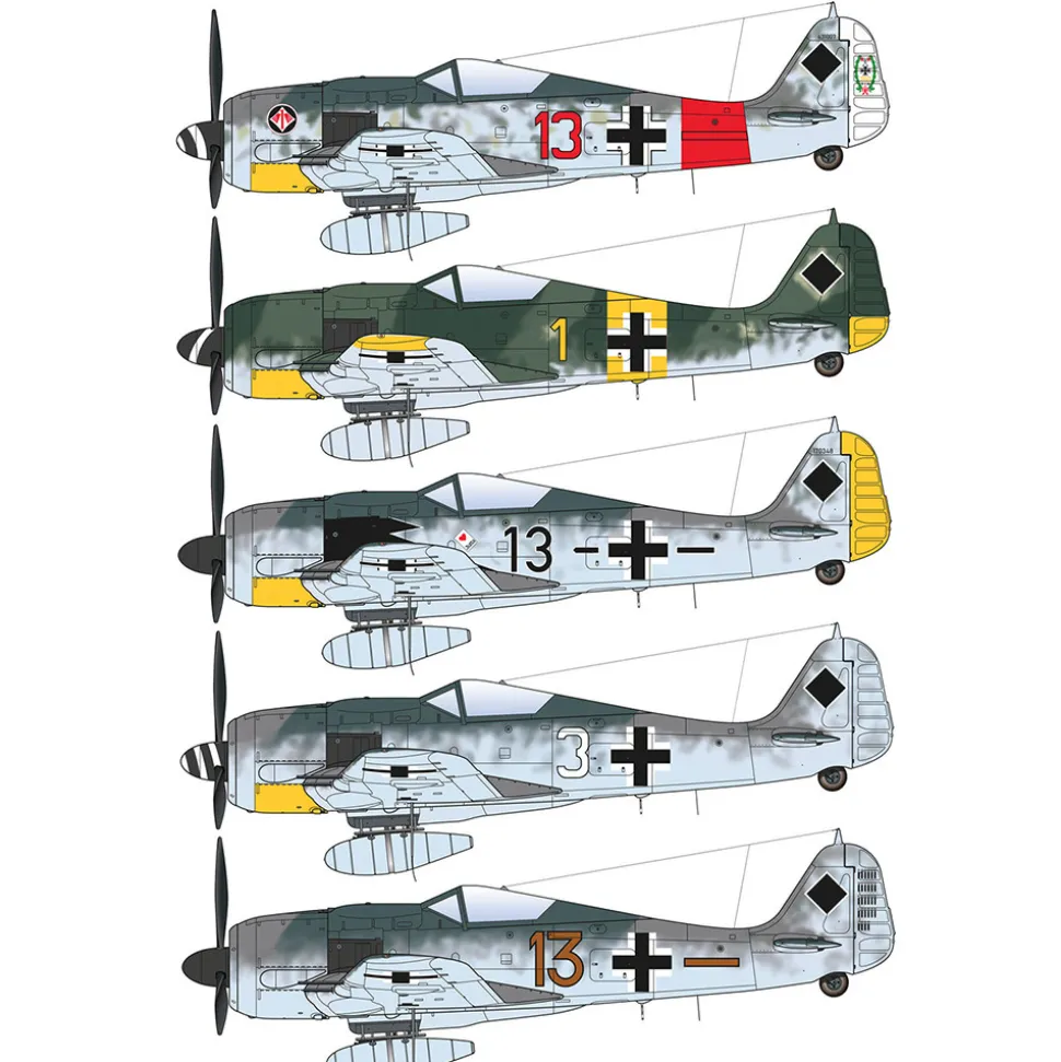 Fw 190 A-8/F Aces 1/72 Kit 1:72 scale Plastic by Italeri